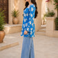 Pink Floral Printed Rayon Kurti for Women