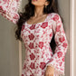 Purple Floral Printed Rayon Kurta for Women