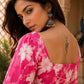 Pink Floral Printed Rayon Kurti for Women